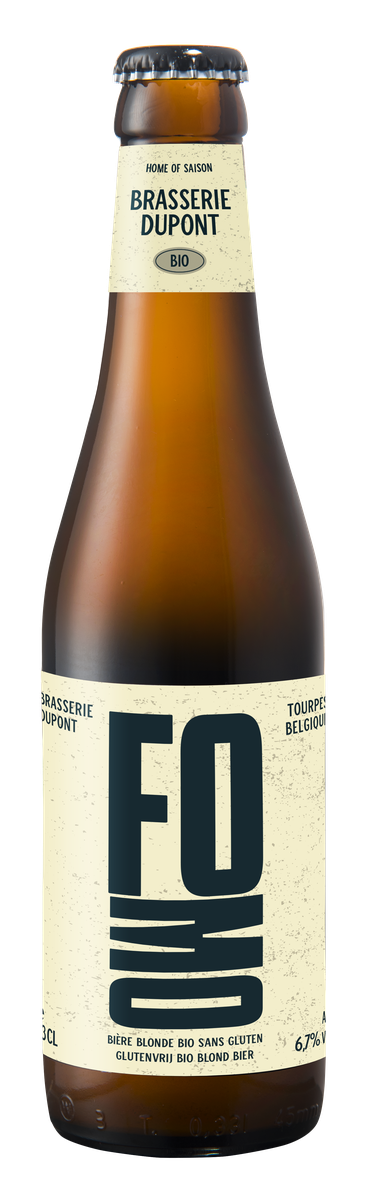 5410702001468 FOMO 33cl - Packshot officiel bouteille haute définition Brasserie Dupont